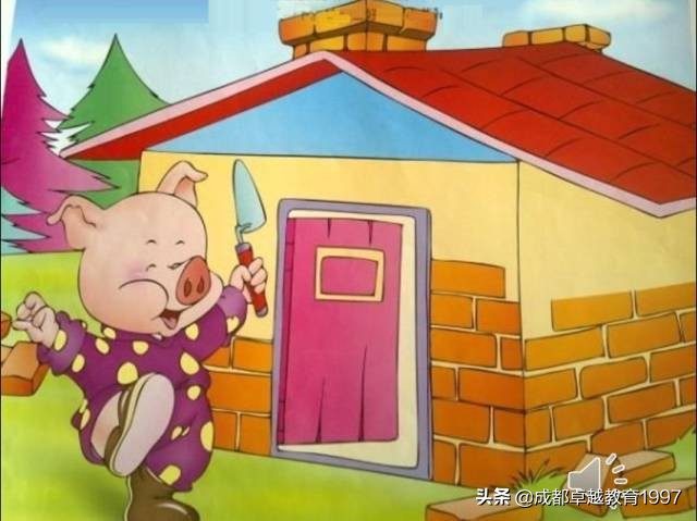 故事三只小猪盖房子-3