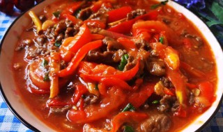 番茄炒牛肉末怎么做做好吃的番茄炒牛肉末流程